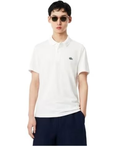 LACOSTE DH5131-001 HERREN KURZARM-POLOSHIRT WEISS BLANCO
