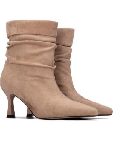 BOTTINES À TALONS XTI 130775 BEIGE