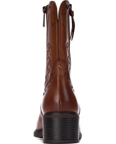 BOTTINES SANTIAGS EN CUIR CARMELA 164251 COULEUR CAMEL