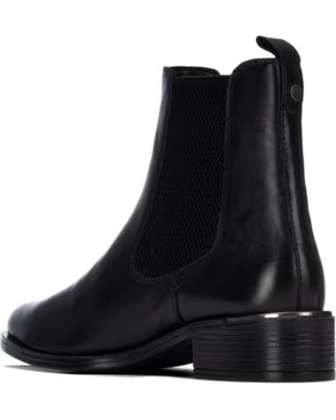 BOTTINES EN CUIR CARMELA 164006 NOIR NEGRO