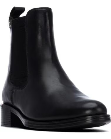 BOTTINES EN CUIR CARMELA 164006 NOIR NEGRO