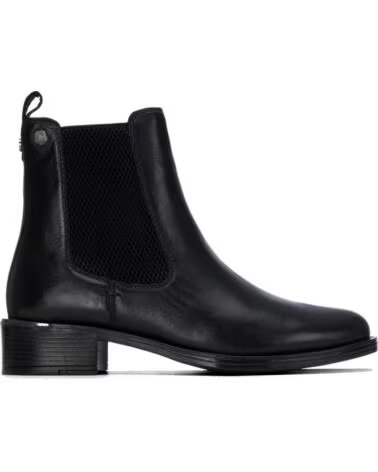 BOTTINES EN CUIR CARMELA 164006 NOIR NEGRO