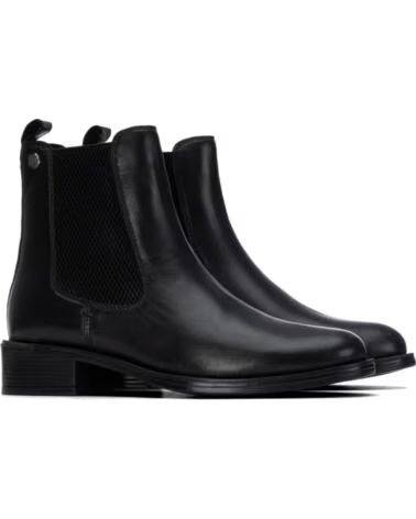 BOTTINES EN CUIR CARMELA 164006 NOIR NEGRO