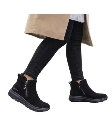 BOTINES SKECHERS EASY GOING - URBAN ZIP NEGRO