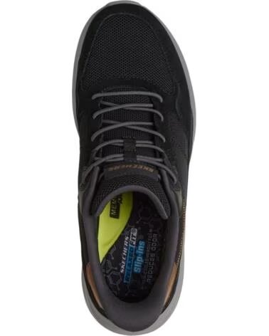 SKECHERS SLIP-INS GLIDE-STEP REMMING ZAPATILLAS NEGRAS NEGRO