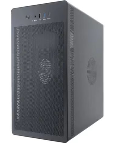 COOLBOX Caja ordenador m100 matx frontal rejilla negro usb 3 2