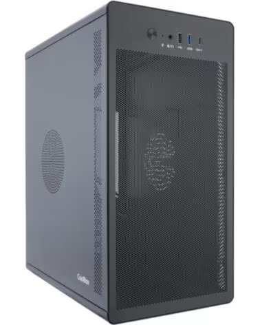 COOLBOX Caja ordenador m100 matx frontal rejilla negro usb 3 2