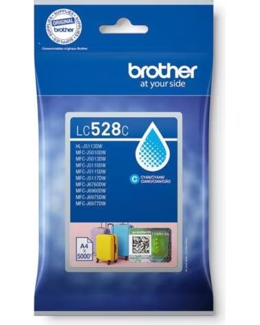 BROTHER Cartucho tinta lc528c azul