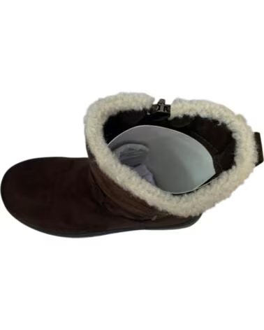 MÄDCHEN STIEFEL XTI 154148 BRAUN MIT NIETEN UND LAMMFELL-FUTTER MARRóN