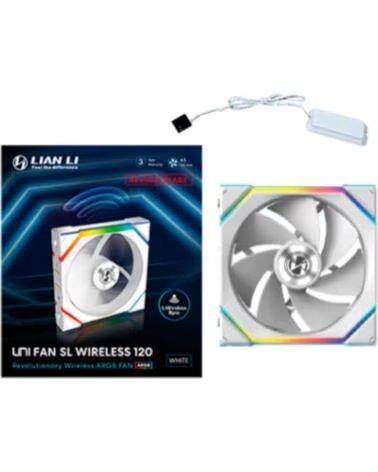 LIAN LI Ventilador caja unifan sl inalambrico rgb 120mm blanco