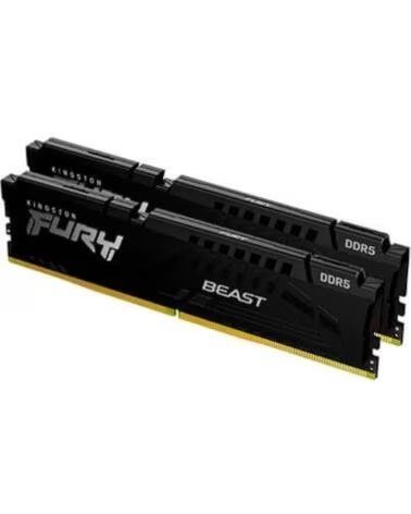 KINGSTON Memoria ram ddr5 32gb 2 x 16gb - 5600mhz - pc5 44800 - fury beast - cl 40 - 1 25v