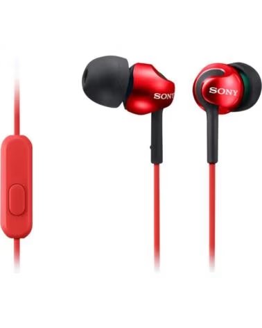SONY Auriculares mdr - ex110ap rojo