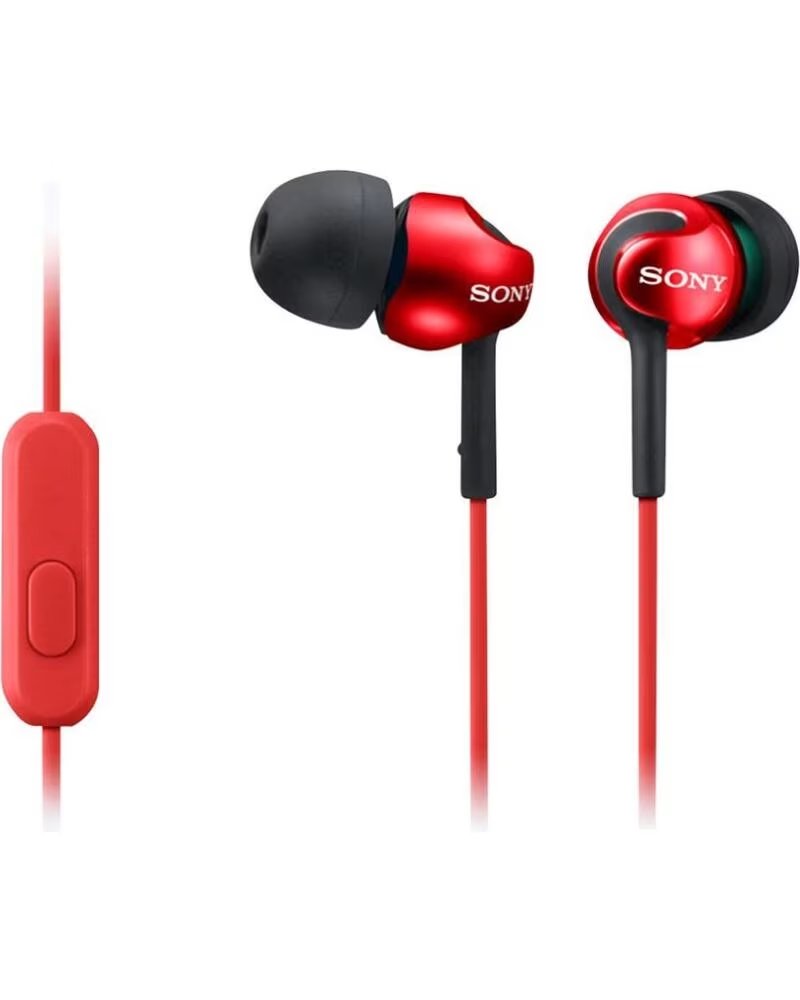 SONY Auriculares mdr - ex110ap rojo