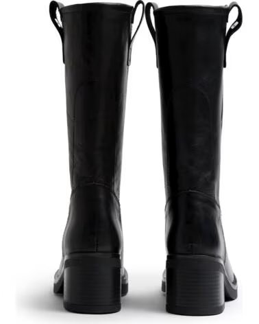 MTNG 54235 BOTTES HAUTES EN CUIR NOIR NEGRO