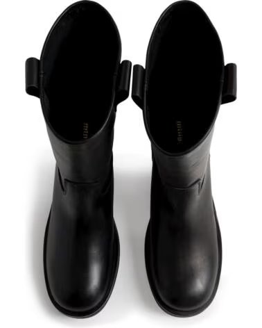 MTNG 54235 BOTTES HAUTES EN CUIR NOIR NEGRO