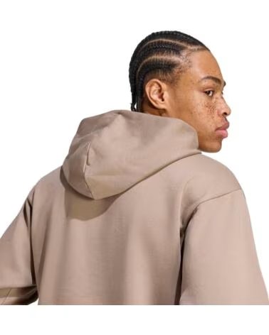 ADIDAS SUDADERA CON CAPUCHA PARA HOMBRE BEIGE
