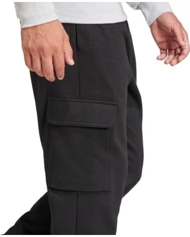 ADIDAS PANTALONI DELLA TUTA JE3820 UOMO NERO BLACK-WHITE
