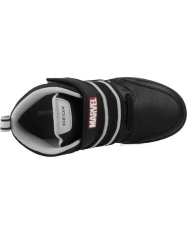 GEOX SAPATILHAS MENINO MODELO J PERTH COR PRETO C0039