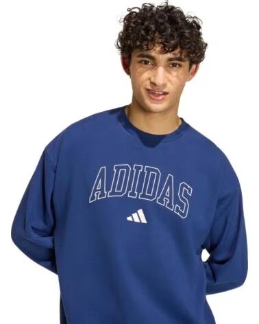 ADIDAS SWEATSHIRT HOMME BLEU AZUL