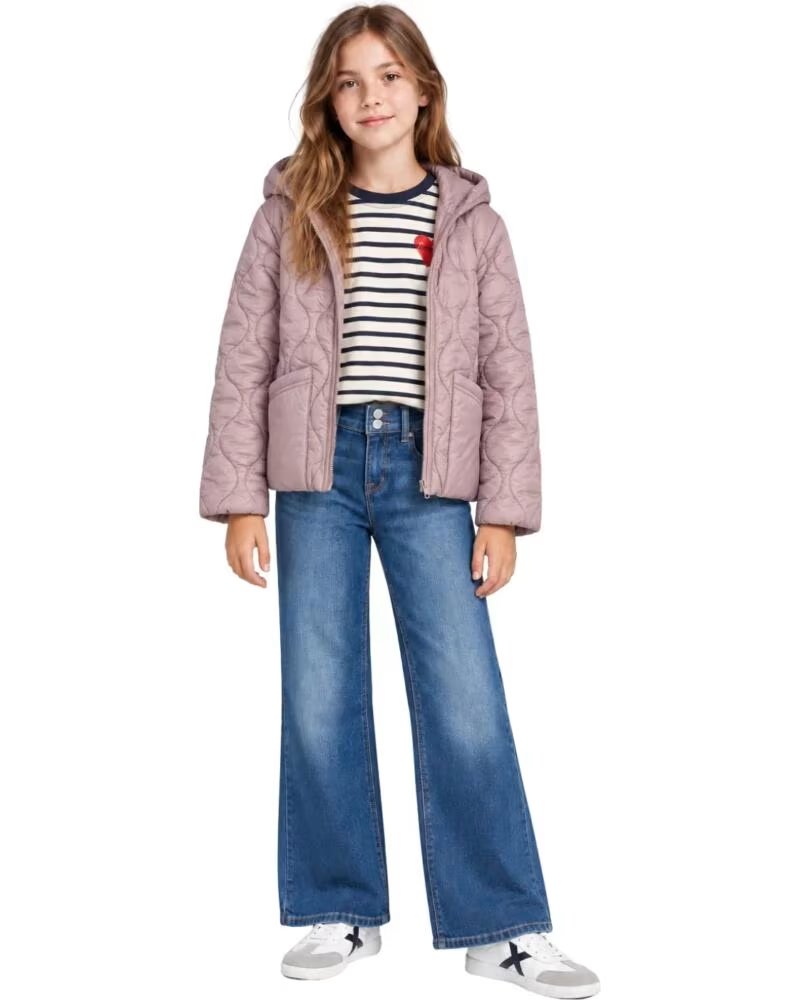 GIACCA TRAPUNTATA NINA CON CAPPUCCIO PER BAMBINA PEPE JEANS MORADO