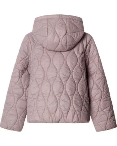 GIACCA TRAPUNTATA NINA CON CAPPUCCIO PER BAMBINA PEPE JEANS MORADO