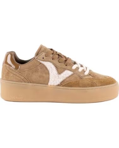 VICTORIA ZAPATILLAS TURIN SERRAJE Y BORREGUITO 1265104 TAUPE