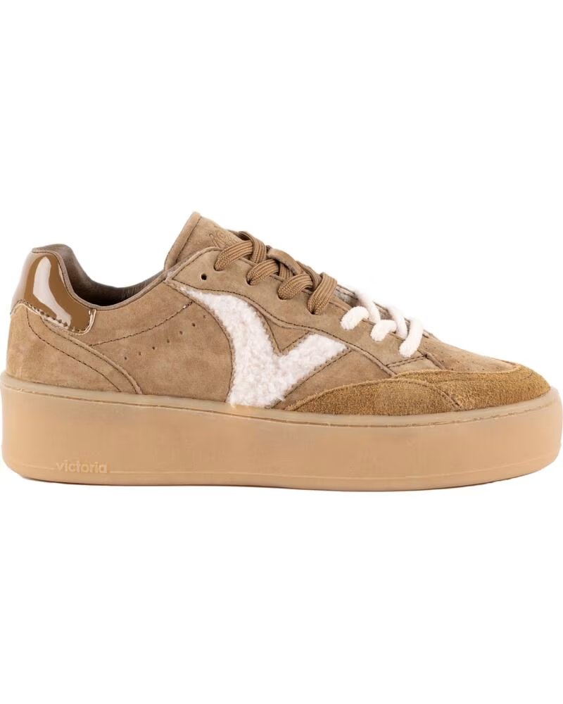 VICTORIA ZAPATILLAS TURIN SERRAJE Y BORREGUITO 1265104 TAUPE