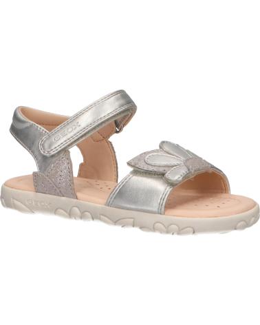 Sandalen für Mädchen GEOX J928ZA 0AJ77 J SANDAL C1007 SILVER