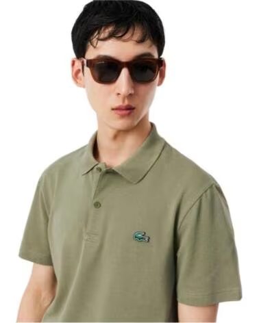POLO LACOSTE DH5138-BMY HOMBRE CAQUI