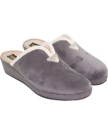 SEVILLAS CHAUSSURE DE MAISON COMPENSÉE HAUTE 694 POUR FEMME GRIS