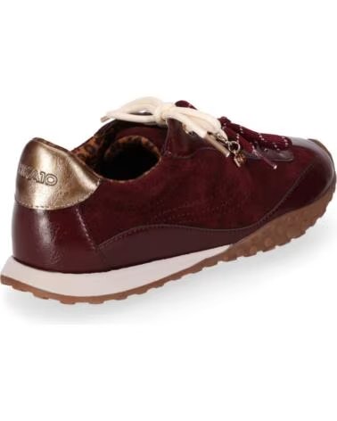 CHIKA10 VEGA 01 DAMEN SNEAKER VELOURSLEDER BORDEAUX BURDEOS-BURGUNDY