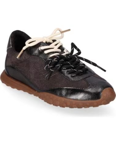 DAMEN LEDER SPORT SNEAKER CHIKA10 VEGA 01 GRAU GRIS-GREY
