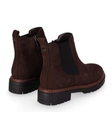 CHIKA10 SABELA 06 BOTTINES PLATES MARRON MARRON-BROWN