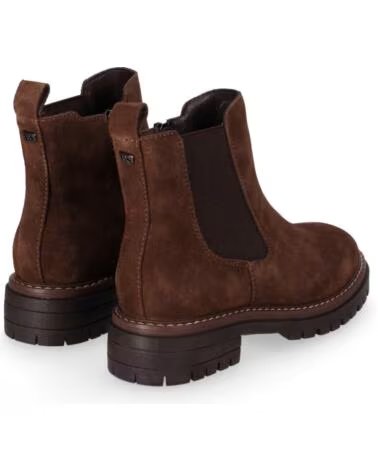 CHIKA10 SABELA 06 BOTTINES EN CROÛTE DE CUIR POUR FEMME TAN CUERO-TAN