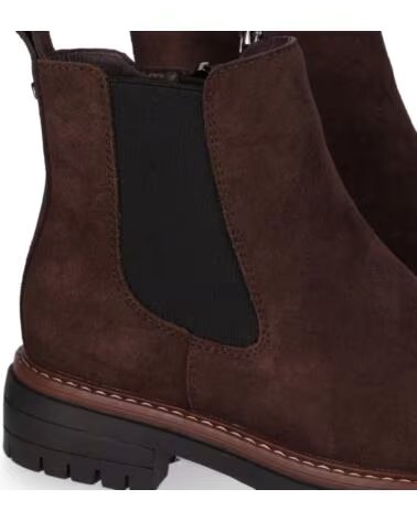 CHIKA10 SABELA 06 BOTTINES PLATES MARRON MARRON-BROWN