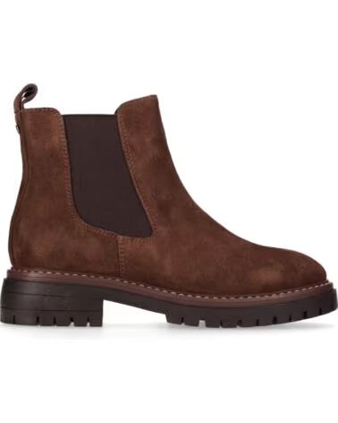 CHIKA10 SABELA 06 BOTTINES EN CROÛTE DE CUIR POUR FEMME TAN CUERO-TAN