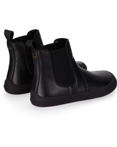 CHIKA10 BF STELLA 03 BOTTINES BAREFOOT EN CUIR POUR FEMME NEGRO-BLACK