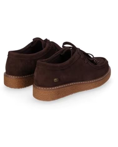 CHIKA10 MILEY 01 SAPATOS PLANOS DE MULHER EM CAMURÇA CASTANHO MARRON-BROWN