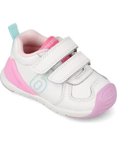 BIOMECANICS SAPATILHAS PARA MENINA 261136G BÁSICO BRANCO ROSA BLANCOROSAB113