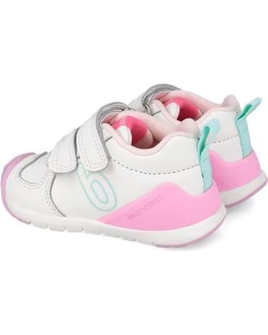 BIOMECANICS SAPATILHAS PARA MENINA 261136G BÁSICO BRANCO ROSA BLANCOROSAB113
