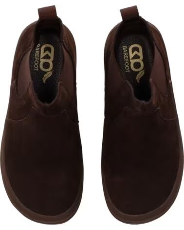BOTTINES CHELSEA BAREFOOT EN CROÛTE DE CUIR CHIKA10 BF STELLA 03 MARRON MARRON-BROWN