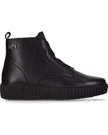 CHIKA10 RE TIPUANA 03 FLACHE LEDERSTIEFELETTEN NEGRO-BLACK