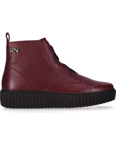 FLACHE LEDERSTIEFELETTEN RE TIPUANA CHIKA10 BORDEAUX BURDEOS-BURGUNDY