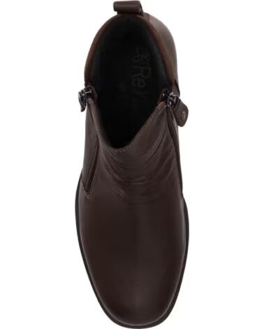 CHIKA10 RE NENUFAR BOTTINES CUIR FEMME TALON MOYEN MARRON MARRON-BROWN