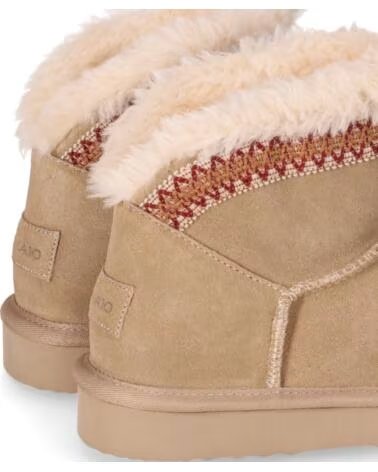 CHIKA10 DARWIN 01 BOTTINES CROUTE DE CUIR FEMME PLATES BEIGES BEIG-BEIGE
