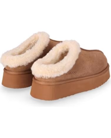 CHIKA10 SIDNEY 02 DAMENSCHUHE AUS VELOURSLEDER MIT PLATEAU CAMEL-CAMEL
