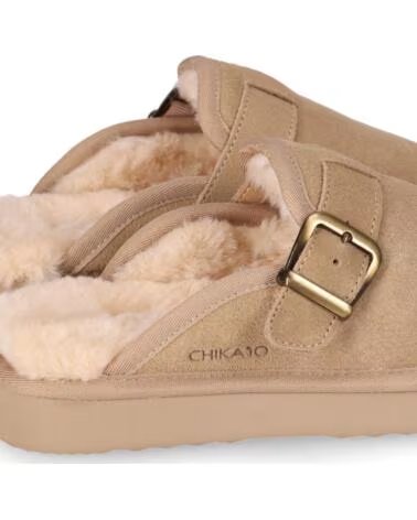 CHIKA10 DARWIN 02 SAPATOS FEMININOS CAMURÇA PLANO BEGE BEIG-BEIGE