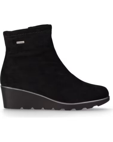 CHIKA10 BOTTINES EN CUIR À TALON COMPENSÉ HAUT POUR FEMME ST AZULADO 04 NEGRO-BLACK