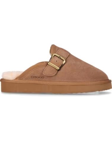 CHIKA10 DARWIN 02 SAPATOS CAMURÇA MULHER PLANOS CAMEL CAMEL-CAMEL