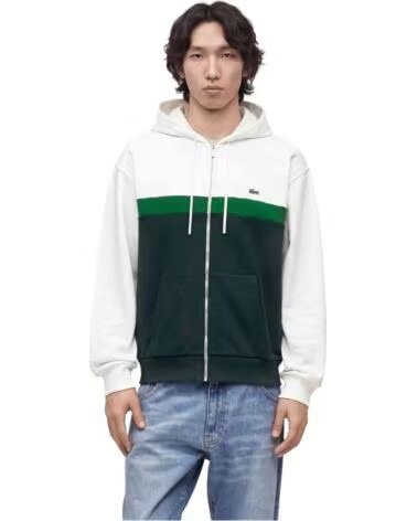 LACOSTE KAPUZENSWEATSHIRT MIT REISSVERSCHLUSS COLORBLOCK SH2749-0LP